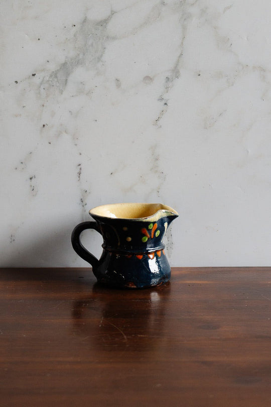 vintage alsatian hand painted creamer