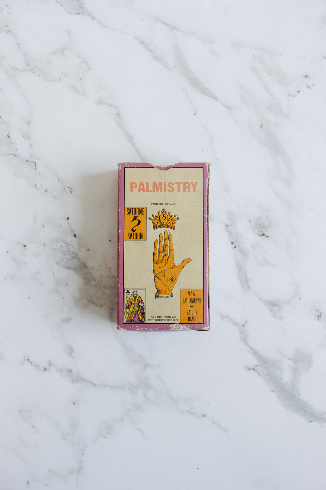 rare vintage french "jeu de la main" cartomancie grimaud