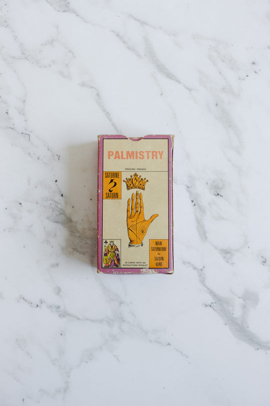 rare vintage french "jeu de la main" cartomancie grimaud