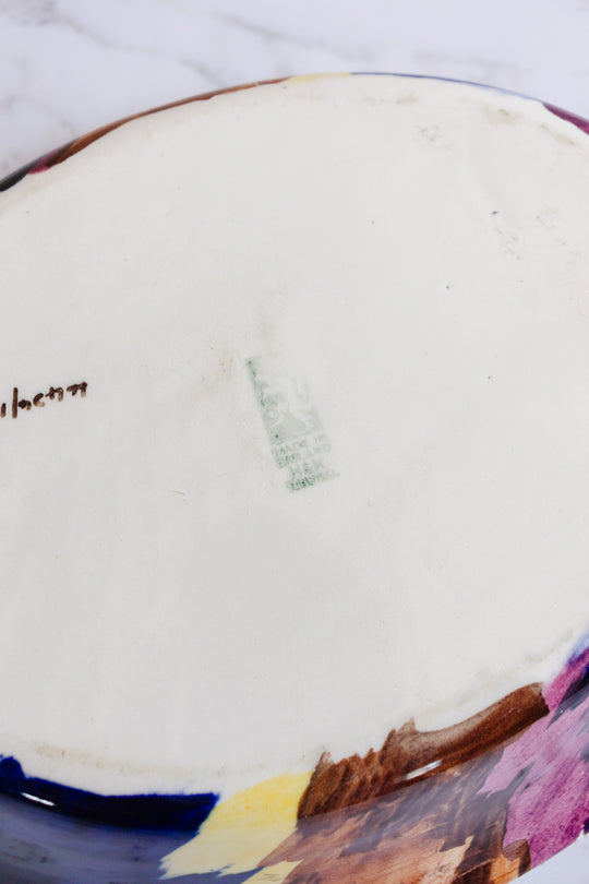 antique English H&K Tunstall serving dish