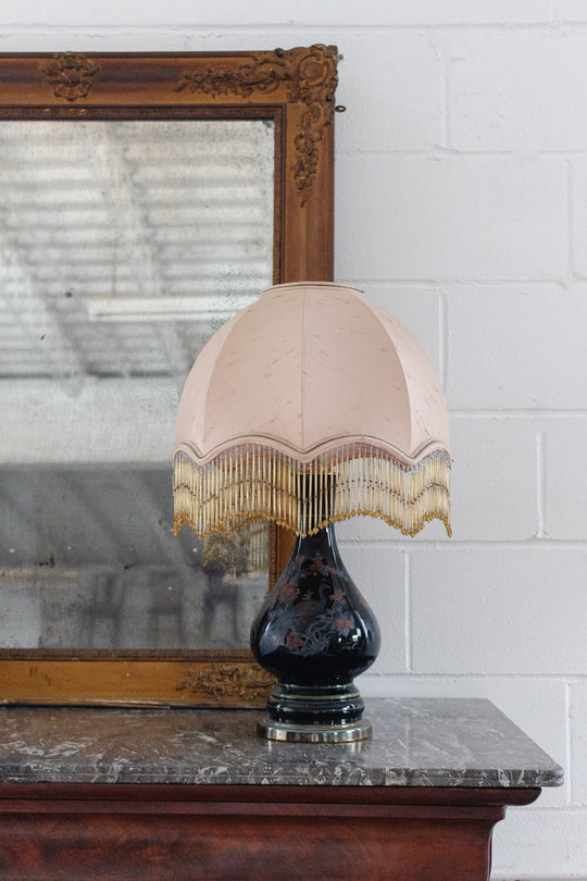 midcentury french chinoiserie table lamp