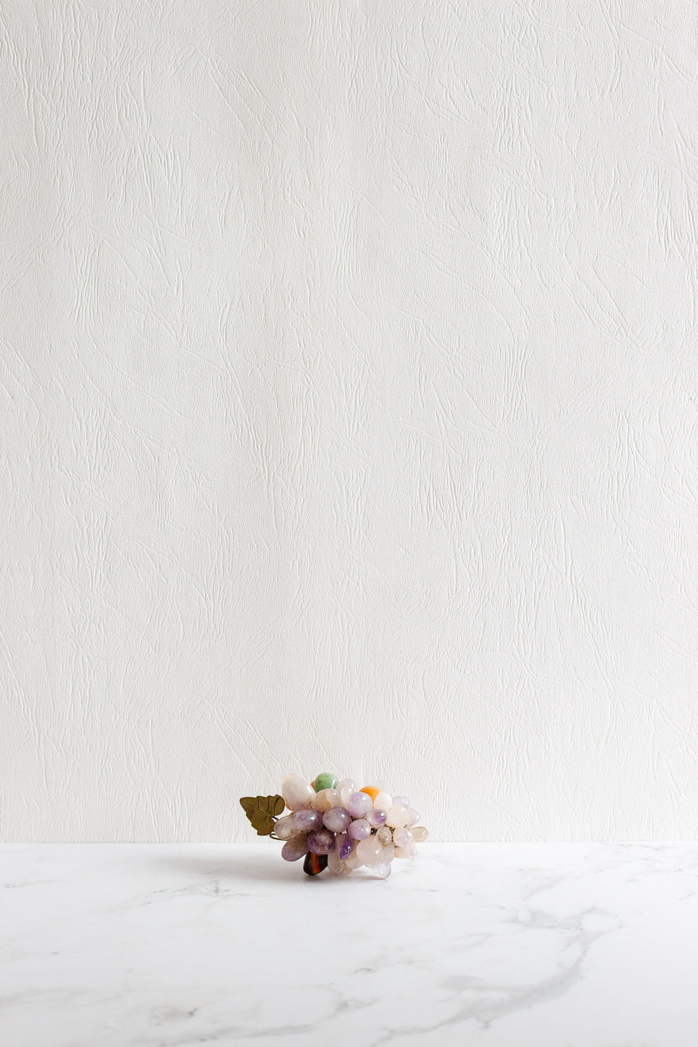 vintage french amethyst grape cluster