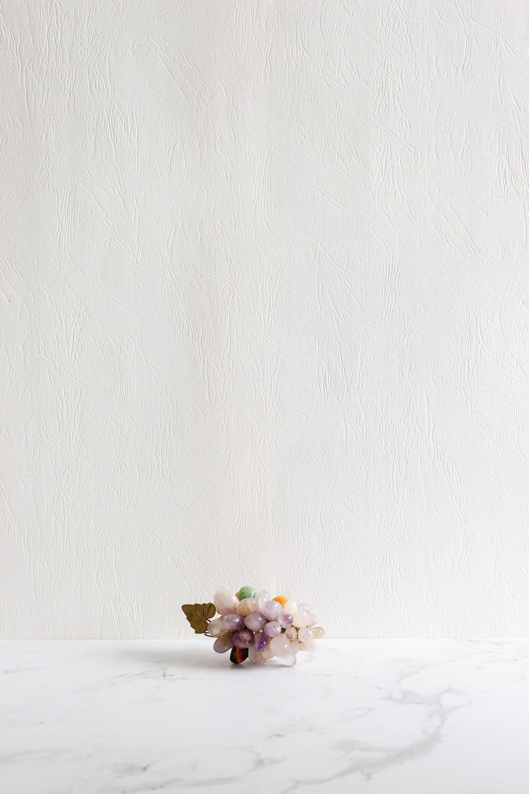 vintage french amethyst grape cluster