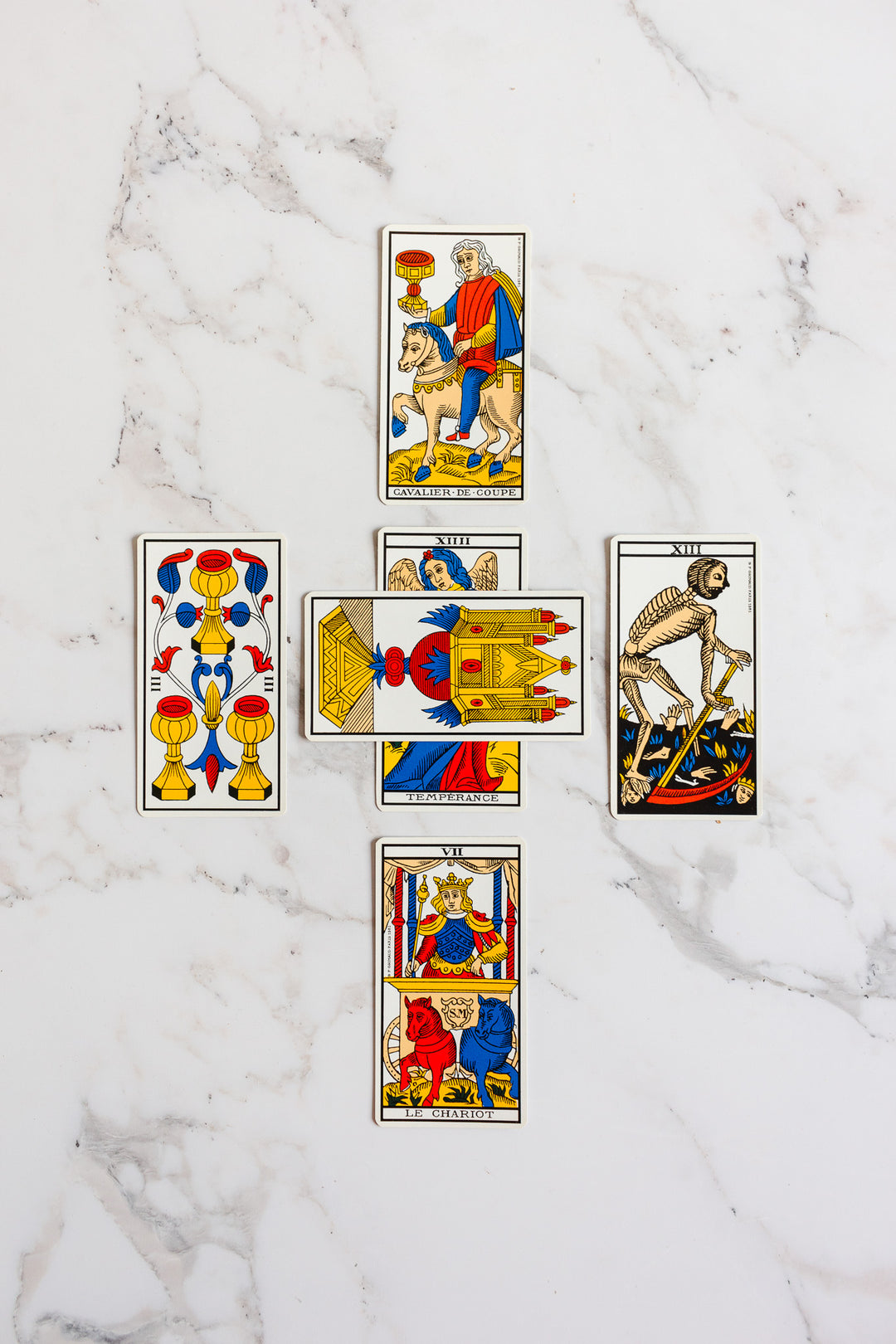 vintage french tarot card deck "tarot de marseille"