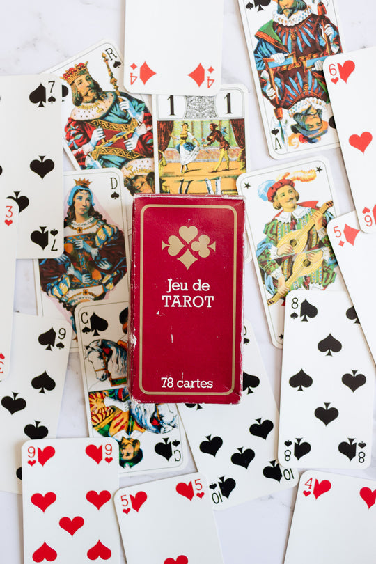 vintage french jeu de tarot deck