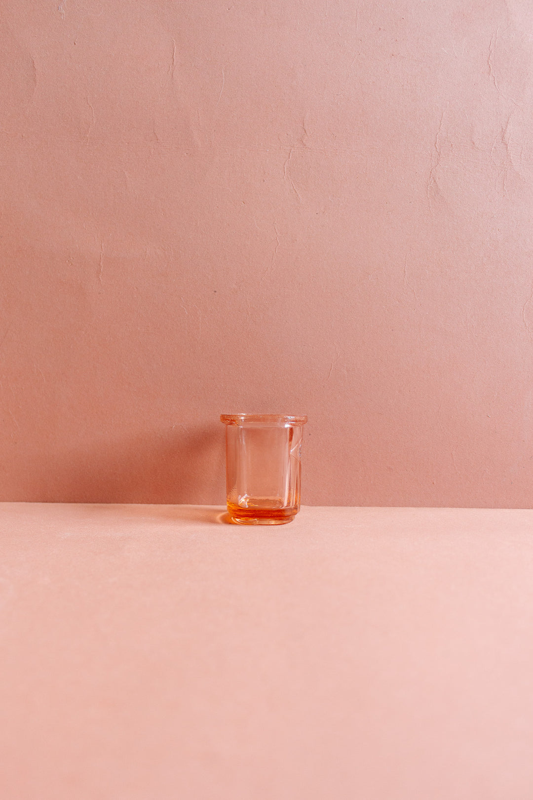 art deco pink glass cannister set