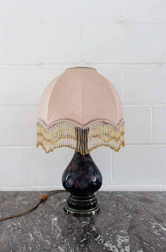 midcentury french chinoiserie table lamp