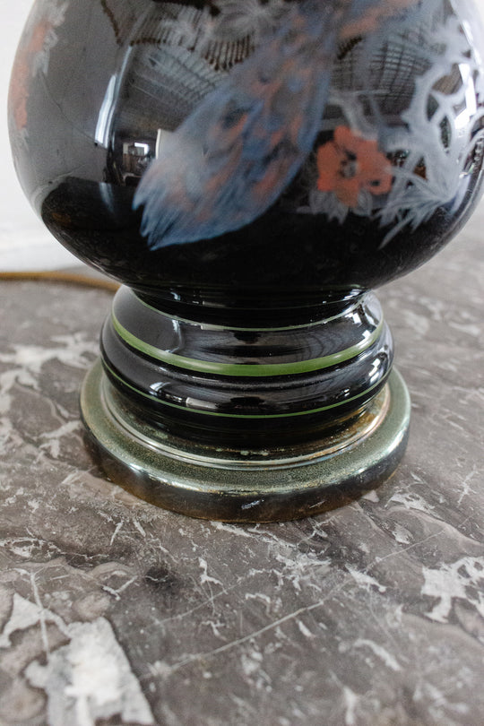 midcentury french chinoiserie table lamp