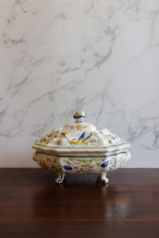 19th century french faïence moustiers soupière
