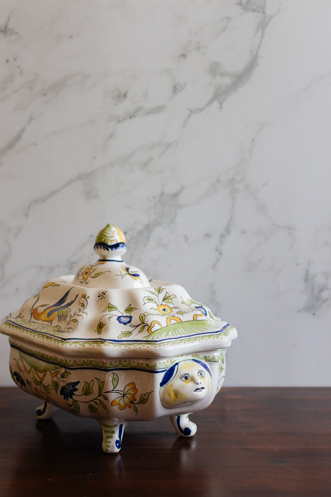 19th century french faïence moustiers soupière