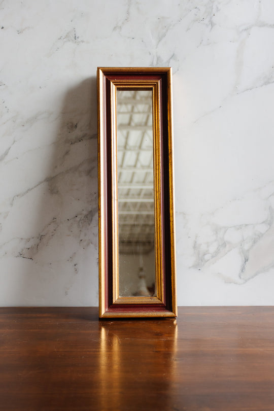 vintage french rectangular mirror