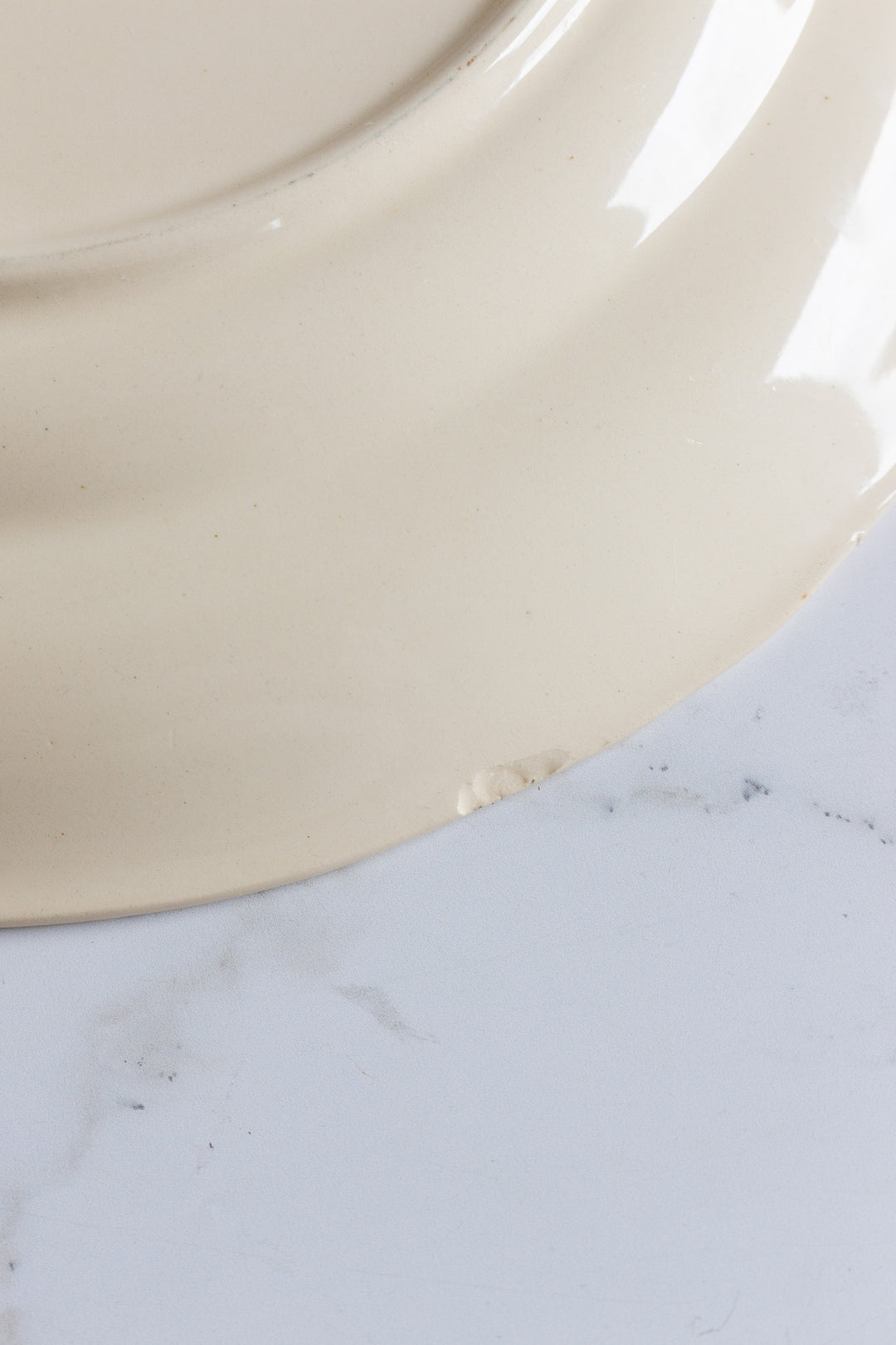 large antique french "olérys" longchamp serving plate