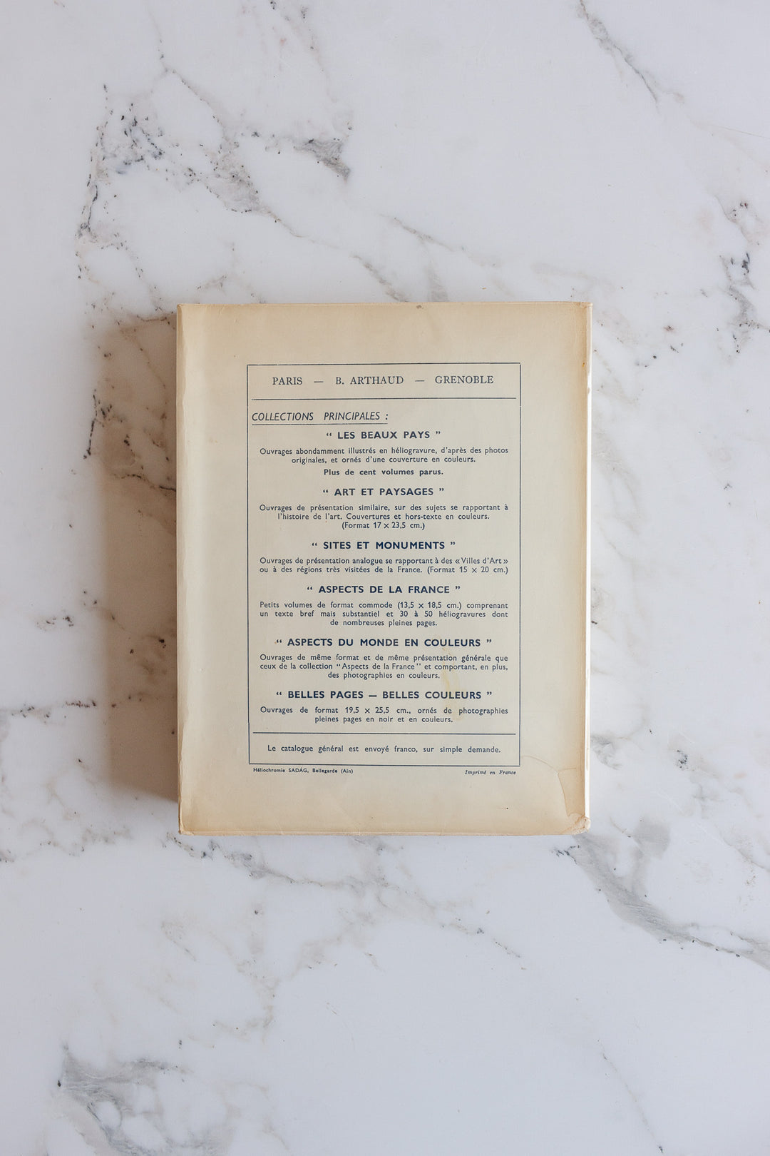 midcentury French travel book, “Rome”