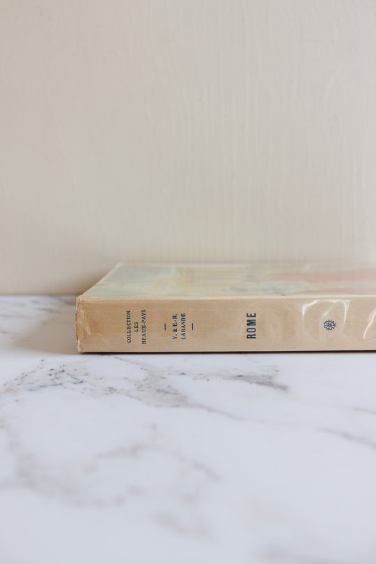 midcentury French travel book, “Rome”