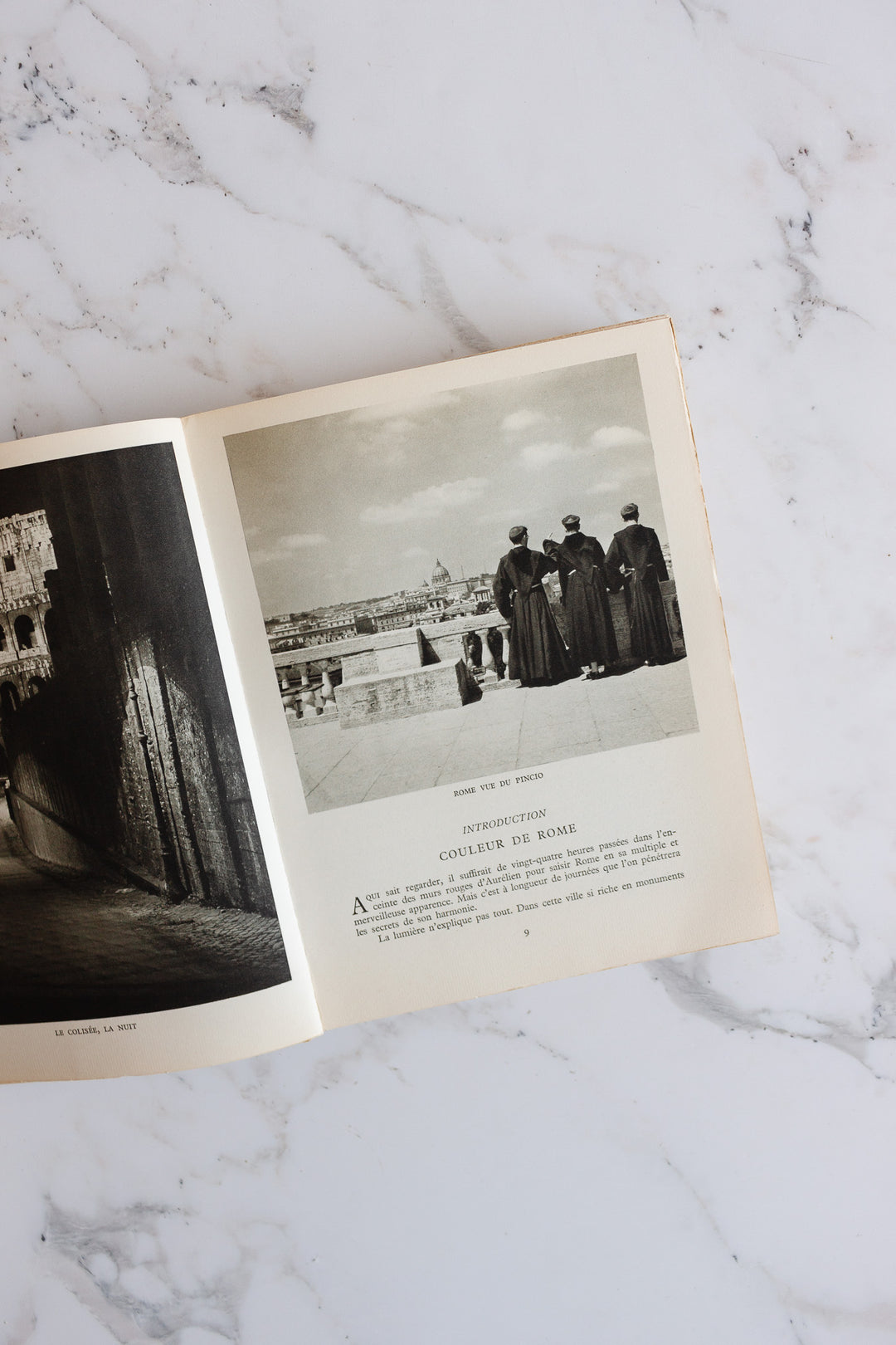 midcentury French travel book, “Rome”
