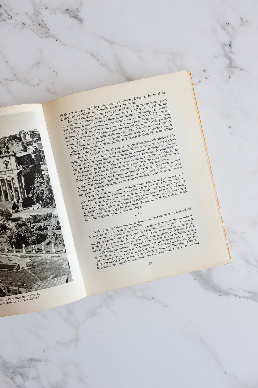 midcentury French travel book, “Rome”