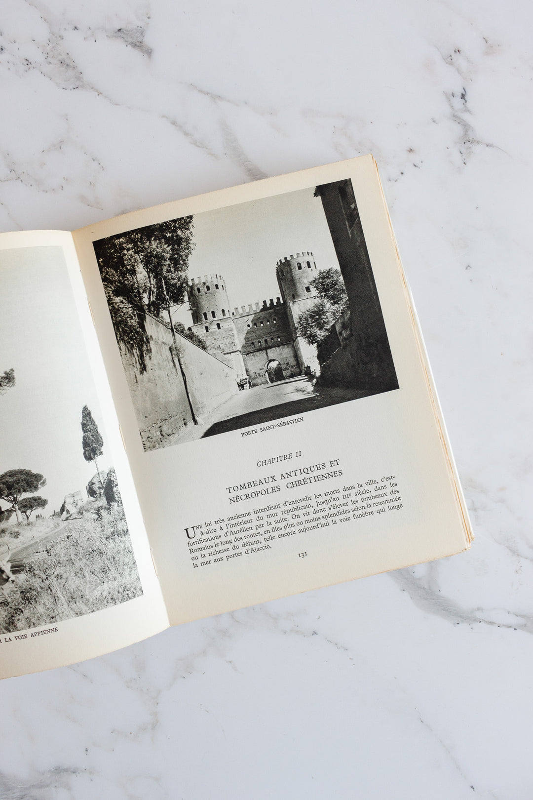 midcentury French travel book, “Rome”