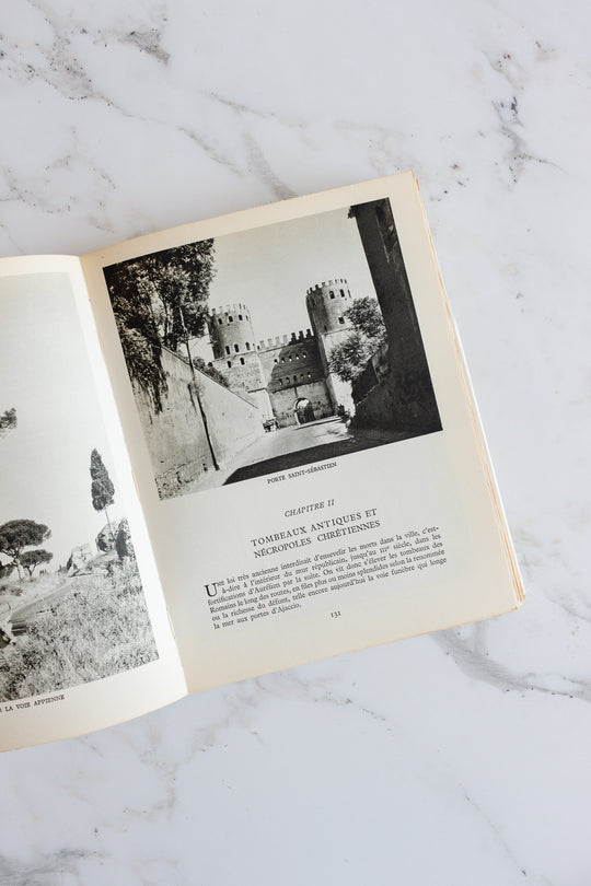 midcentury French travel book, “Rome”