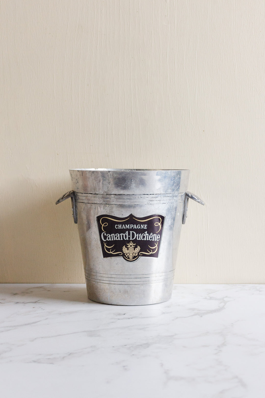 vintage french aluminim canard-duchêne champagne bucket