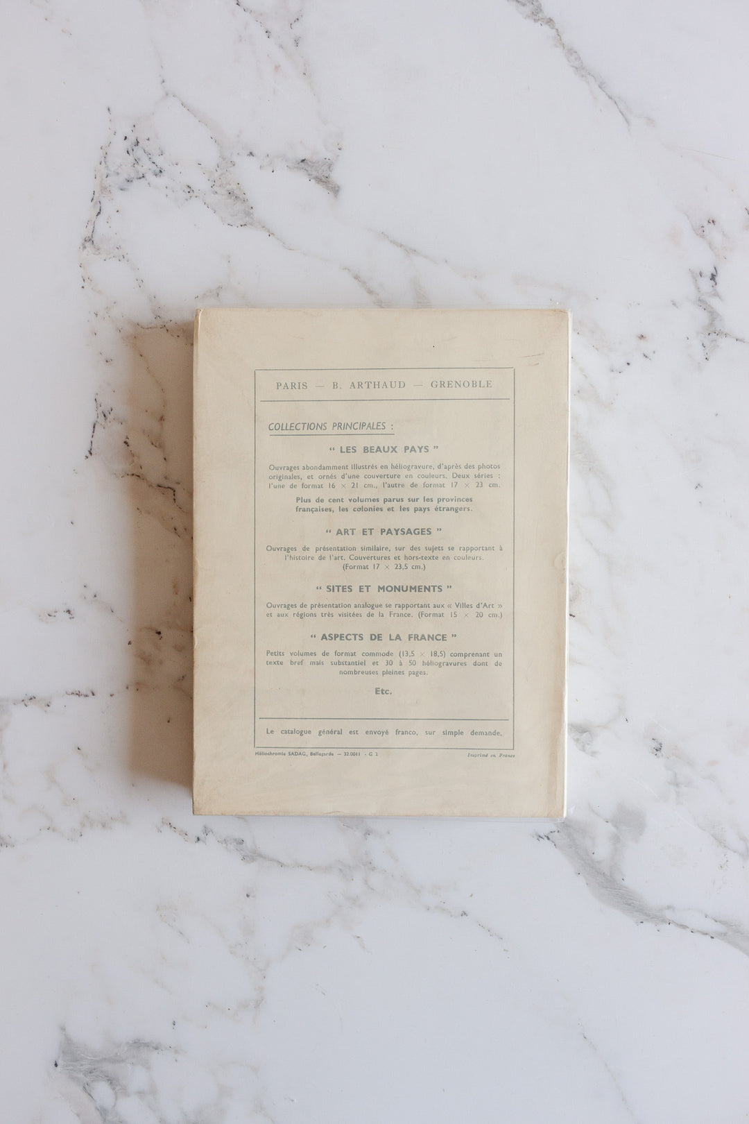 midcentury French travel book, “Paris” by André George