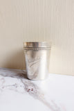 antique french silverplate christening cups