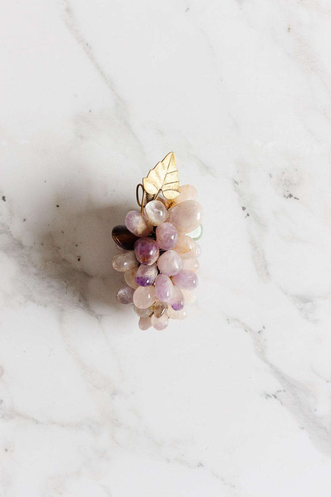 vintage french amethyst grape cluster