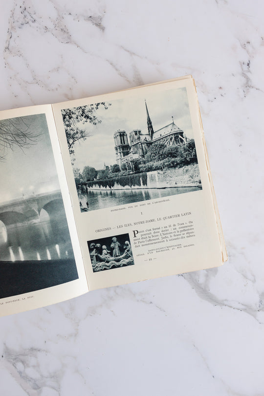 midcentury French travel book, “Paris” by André George