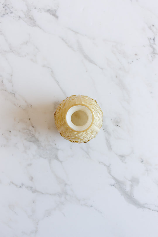 art deco french glass interior painted vase