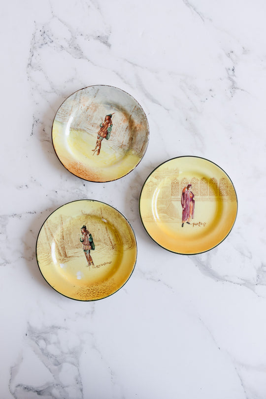 antique royal doulton Shakespeare plates