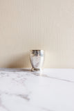 antique french silverplate christening cups