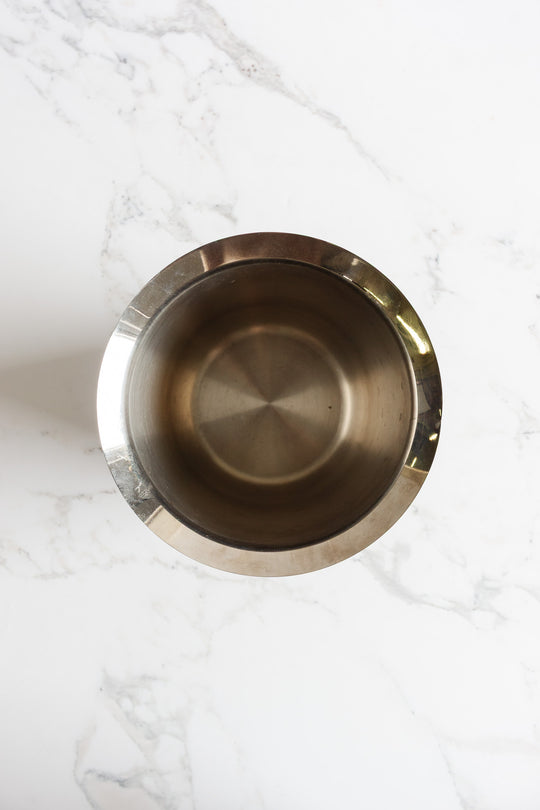 vintage french champagne bucket with "emerald" handles