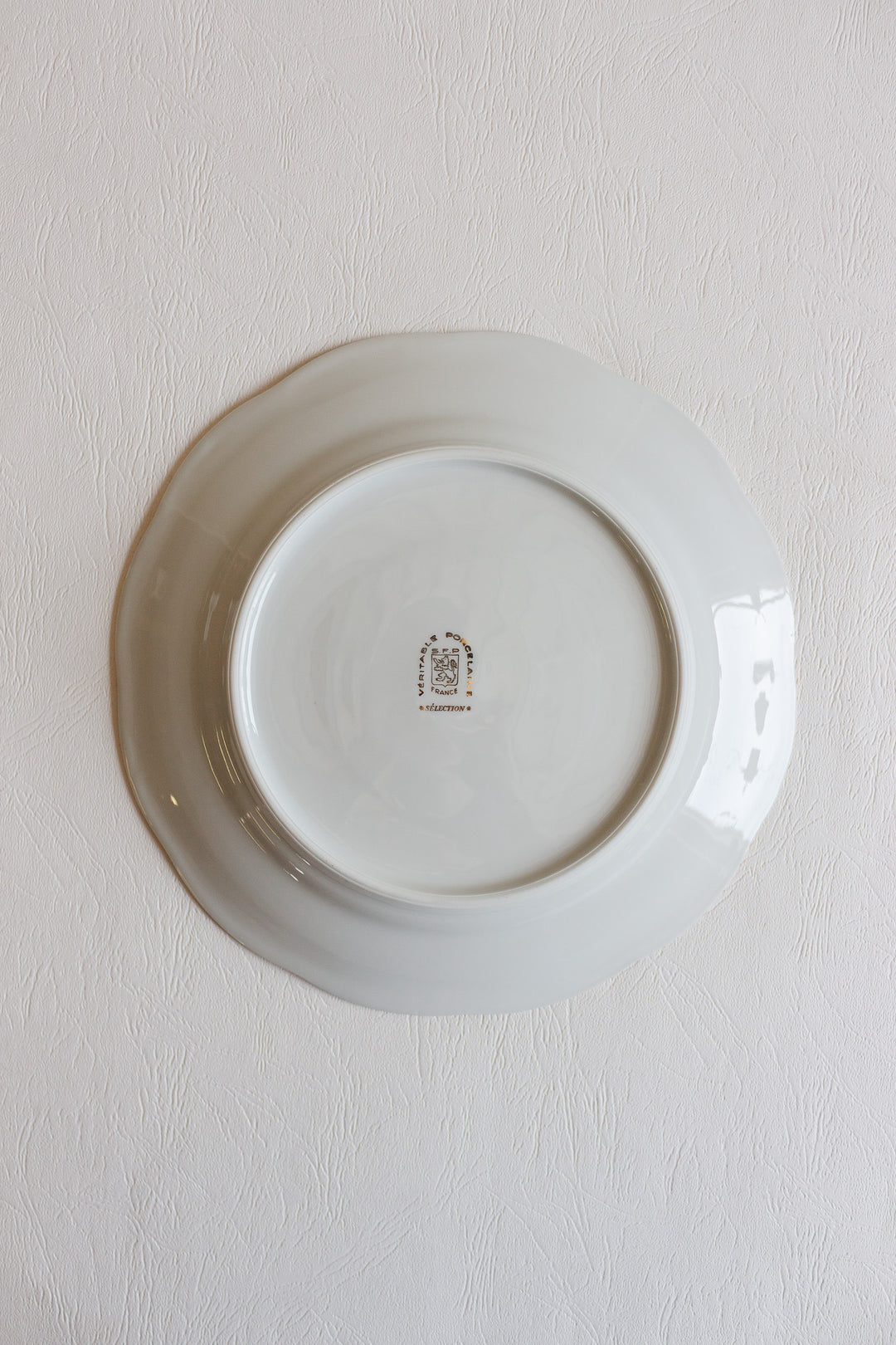 1930s société française de porcelaine fish plates, set of 7