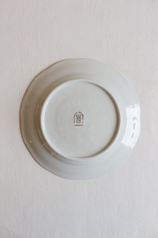 1930s société française de porcelaine fish plates, set of 7