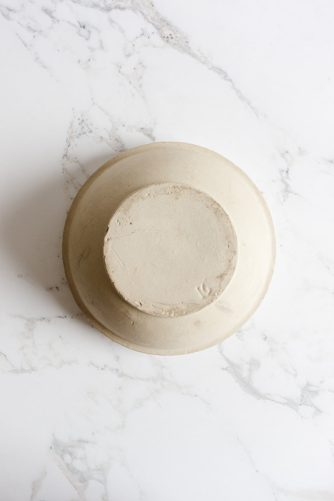 antique french large stoneware mixing bowl