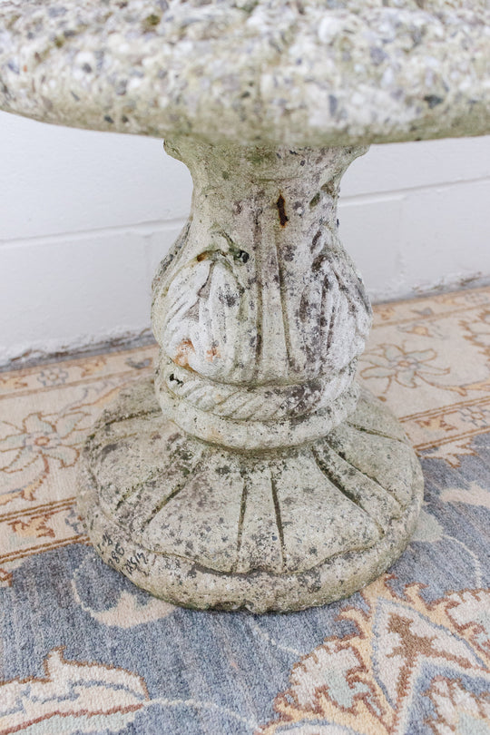 antique french stone garden pedestal