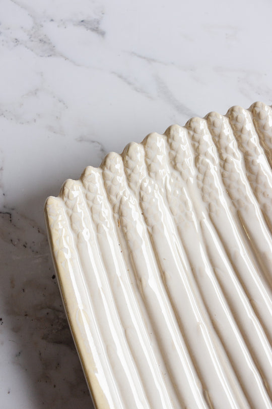 vintage french asparagus serving platter