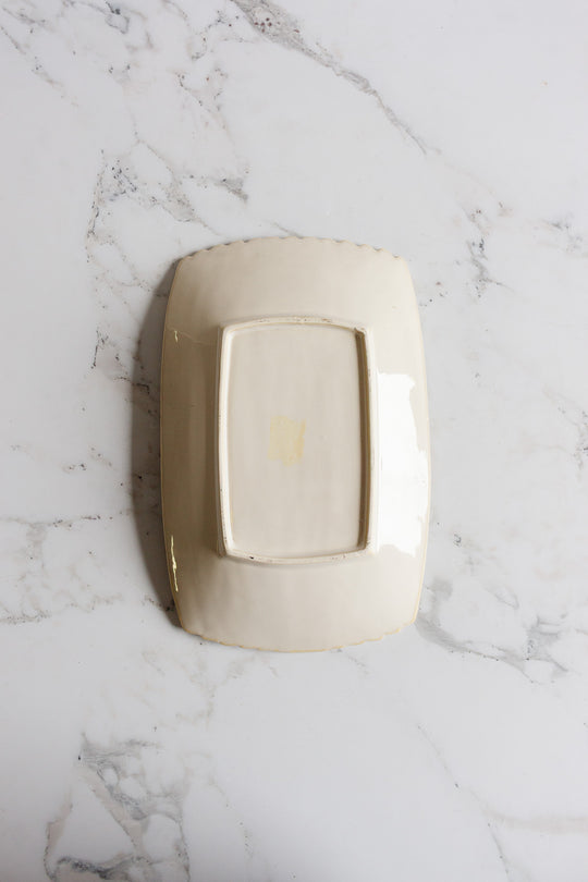 vintage french asparagus serving platter