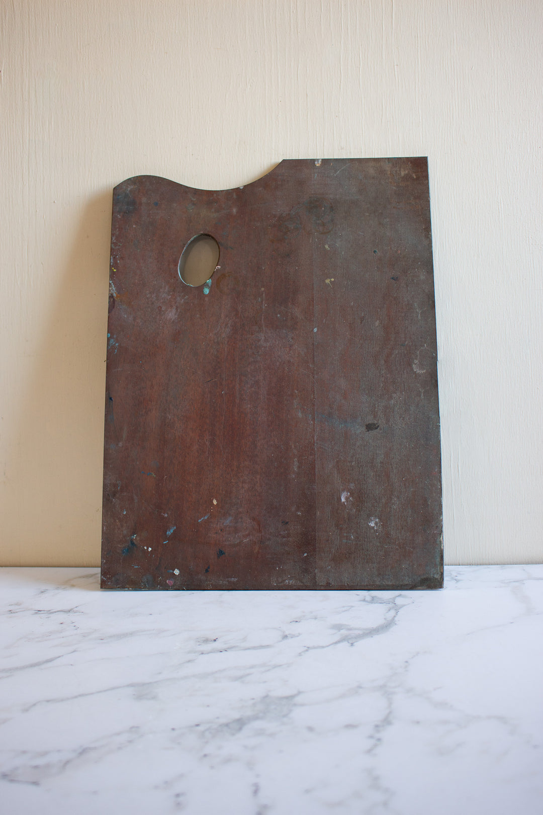large vintage french artist's palette