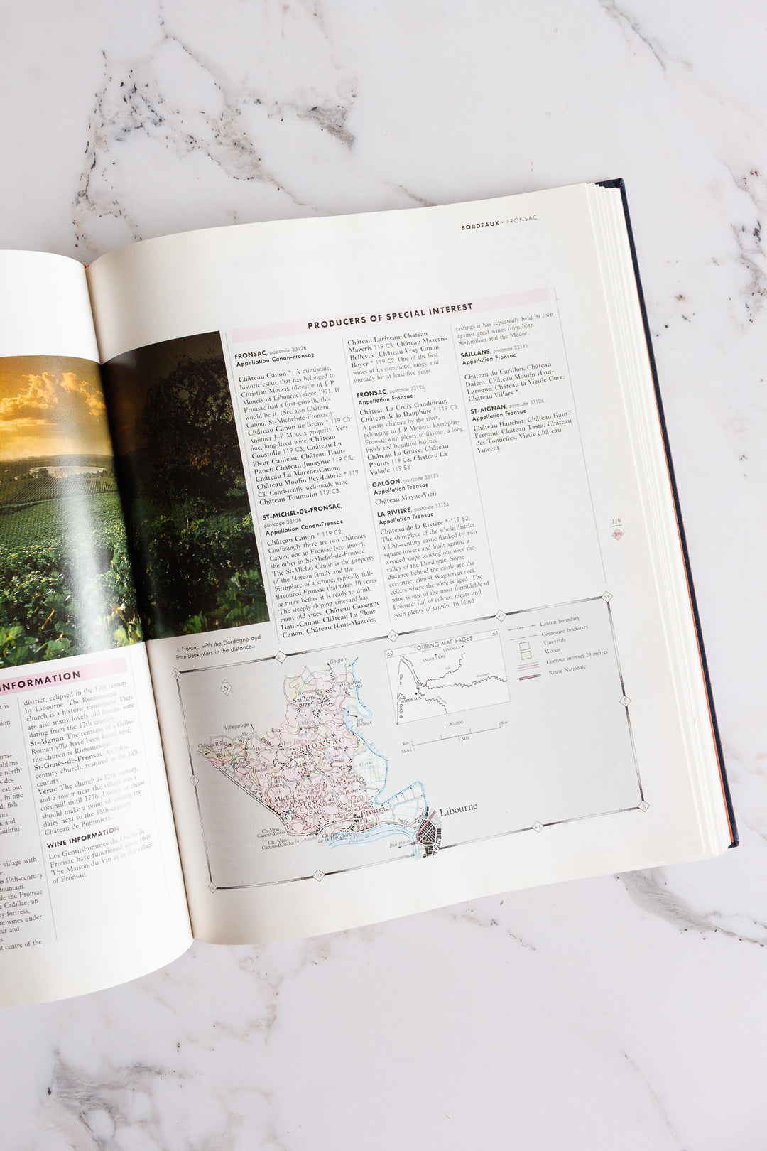 vintage book, “the wine atlas of France”