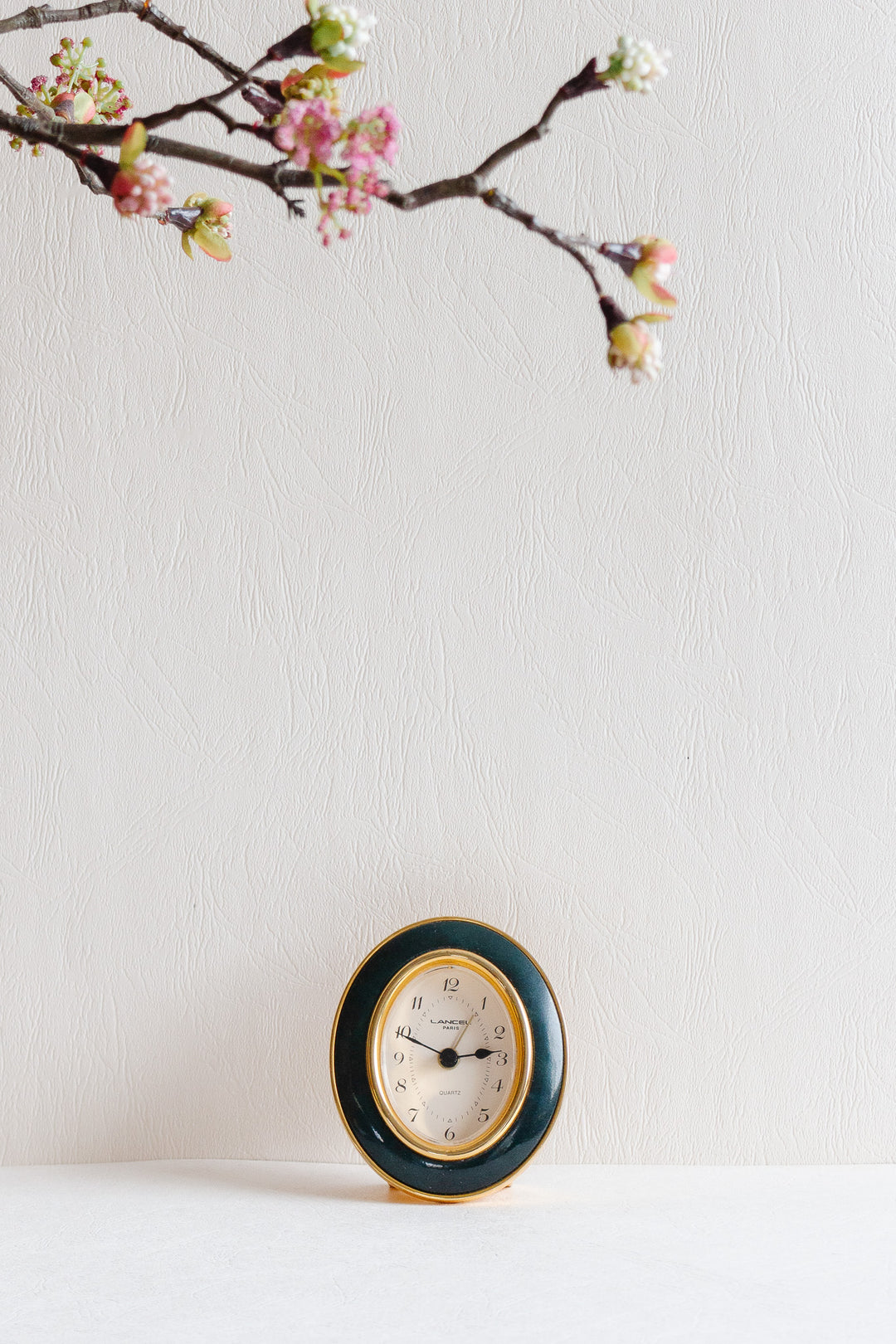 vintage lancel paris travel alarm clock