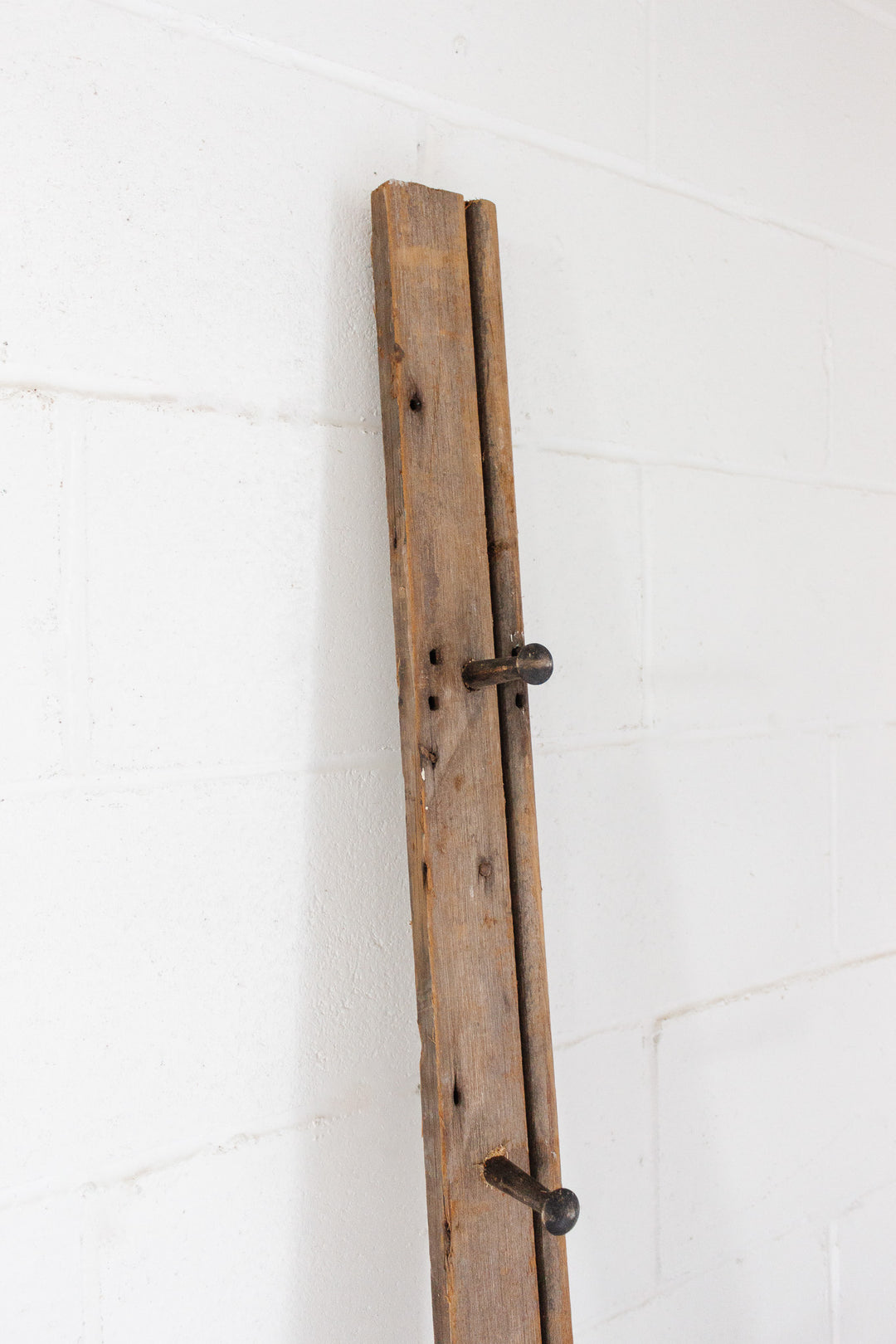 vintage French farmhouse peg rails