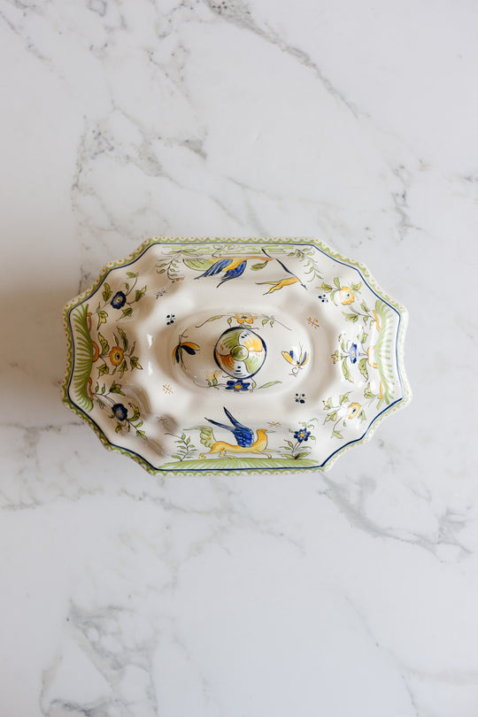 19th century french faïence moustiers soupière