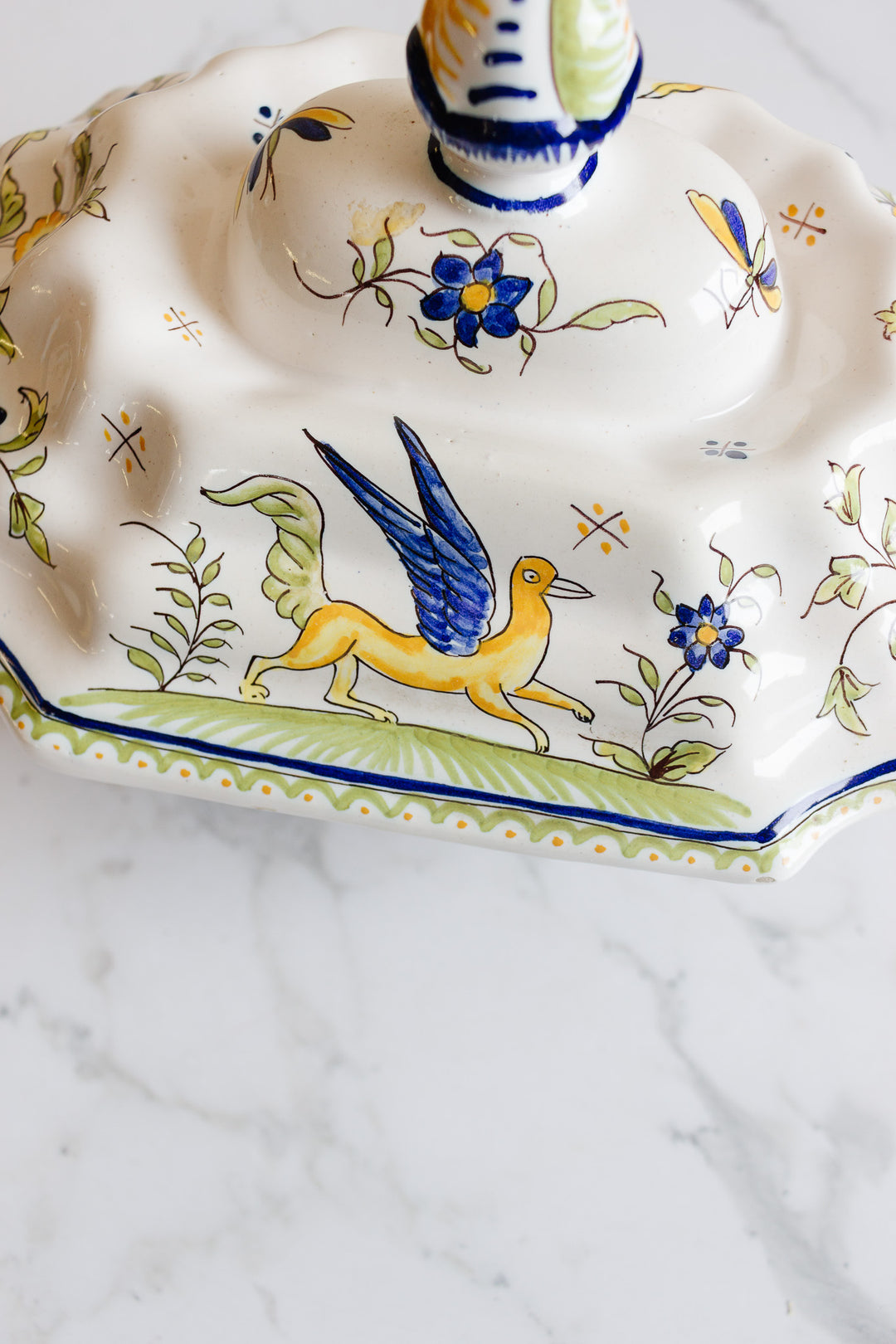 19th century french faïence moustiers soupière
