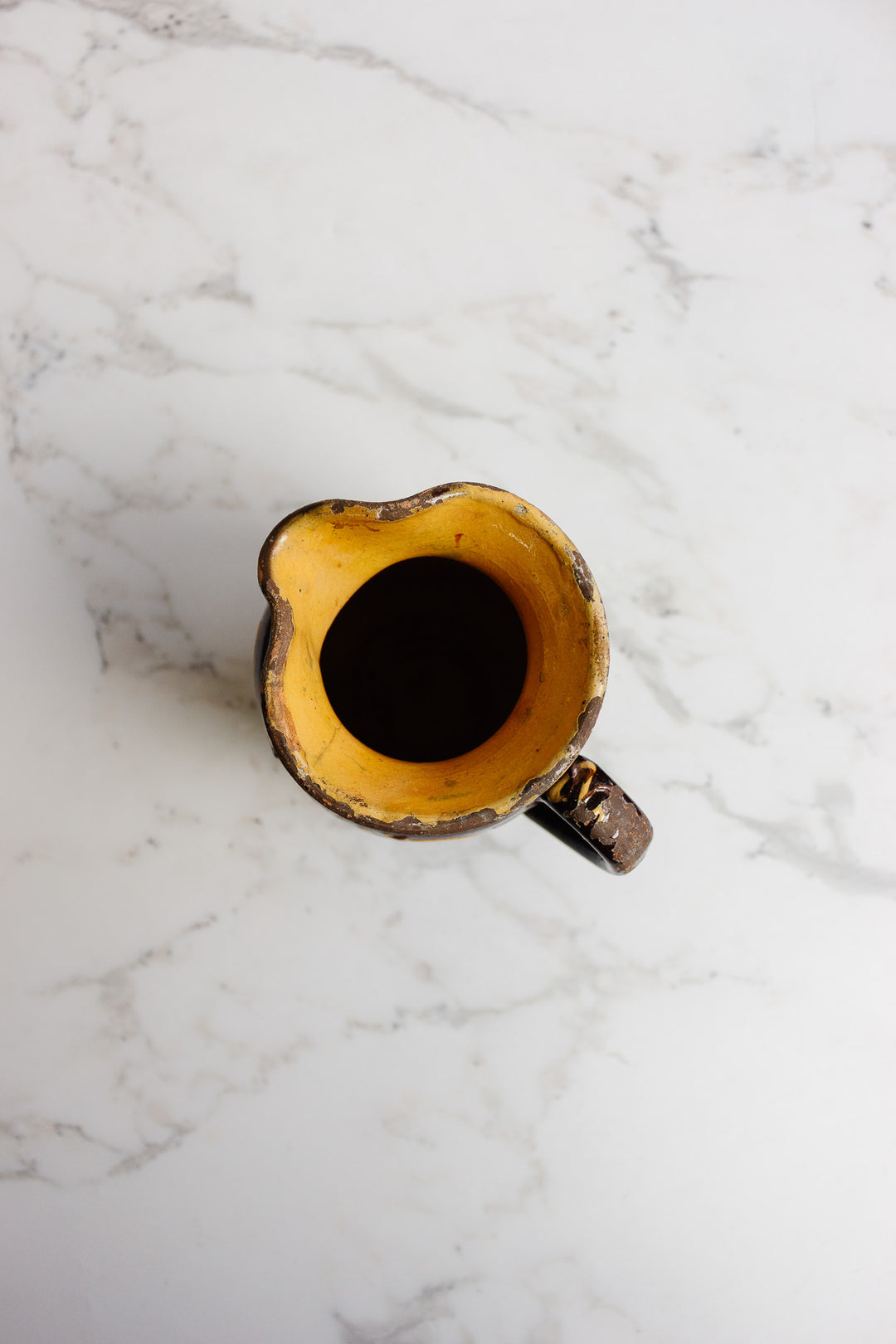 antique Burgundian earthenware pitcher