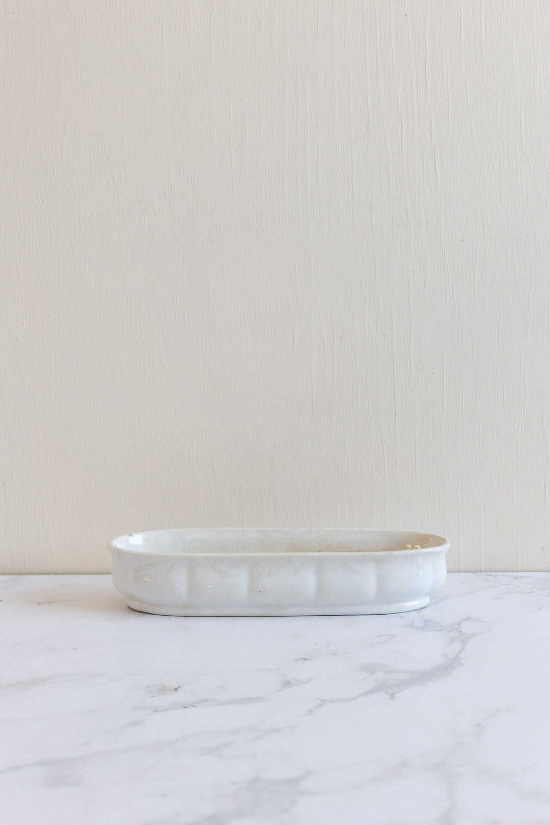 antique english ironstone soap dish