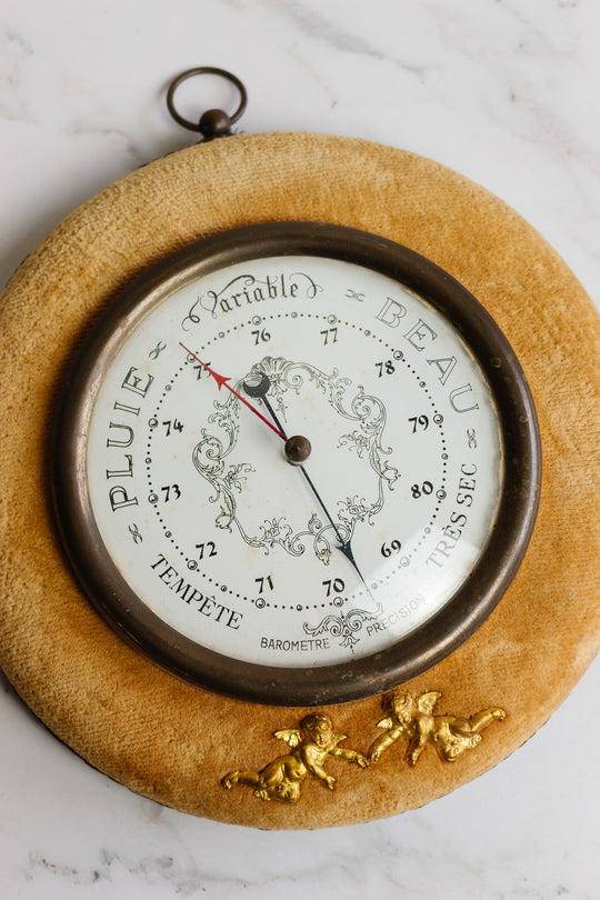 19th century French aneroid barometer