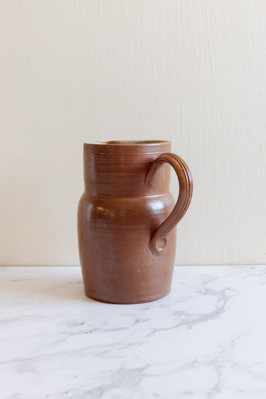 vintage french grès du berry pitcher