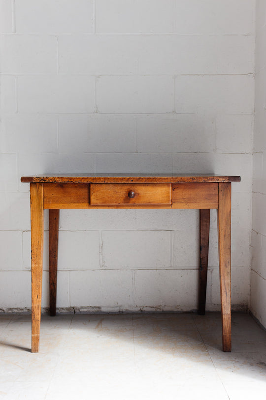 19th century french fruitwood petite writing desk