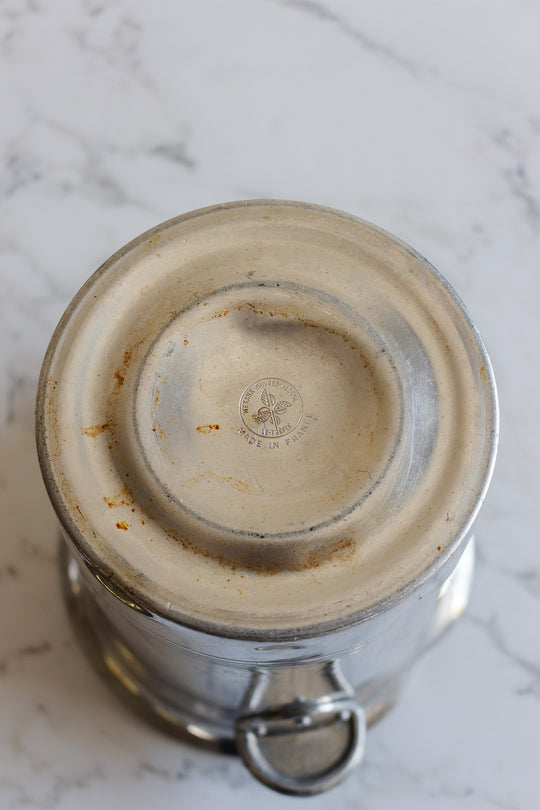 vintage french aluminum de castellan champagne bucket