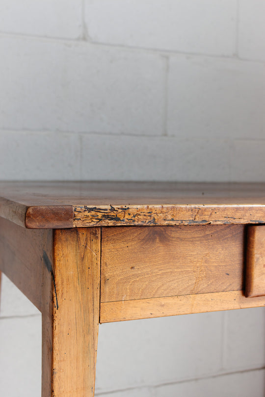 19th century french fruitwood petite writing desk